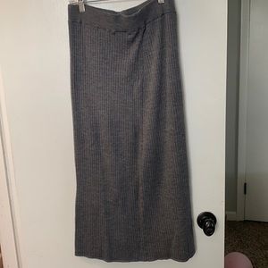 Grey sweater skirt